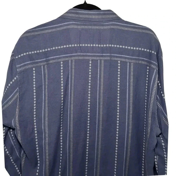 NWOT Hollister Men’s Long Sleeve Button Down Shirt Blue Size XL - Picture 4 of 7